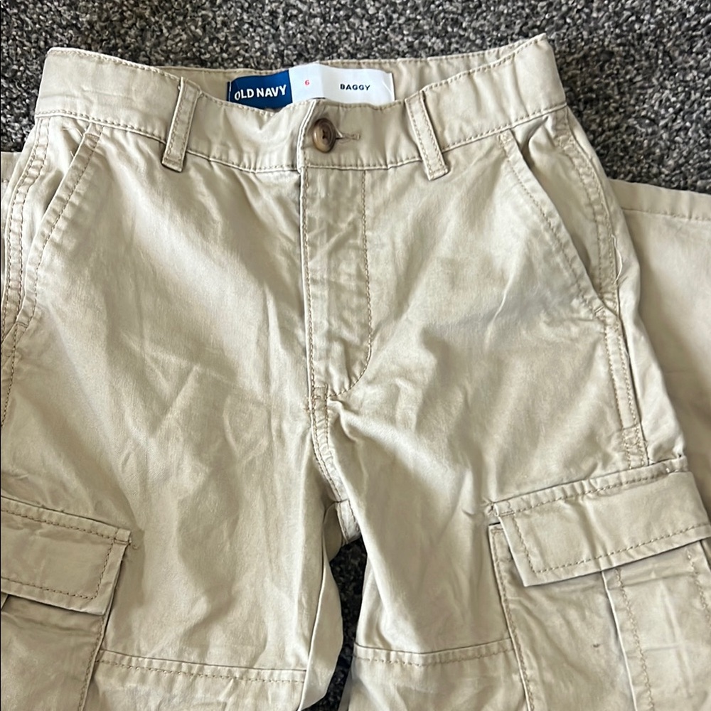 Old Navy Khaki Cargo Pants